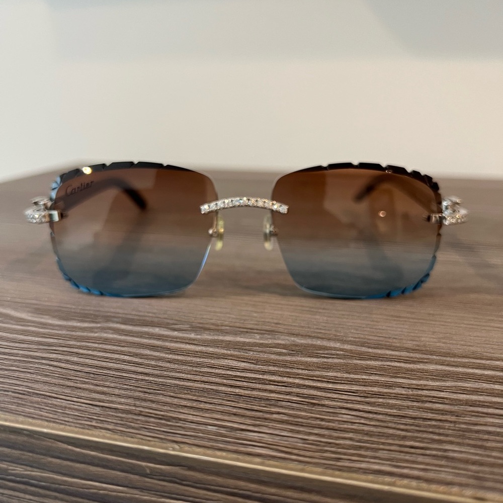 Cartier buff Frames  with Bussdown VS1 diamonds